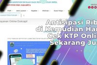 Cek KTP Online